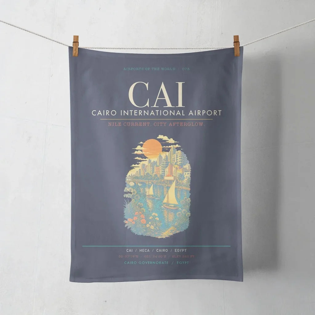 Cairo International Airport CAI - Navy Blue