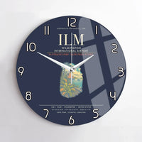 Thumbnail for Wilmington International Airport ILM Wall-Clock No-Frame - Navy Blue