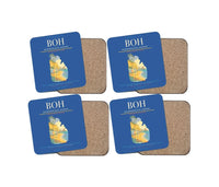Thumbnail for Bournemouth Airport BOH Coaster 4-Pieces-Set - Blue