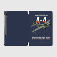 Thumbnail for Junkers Ju 88A-4 design on navy blue samsung tablet tablet case