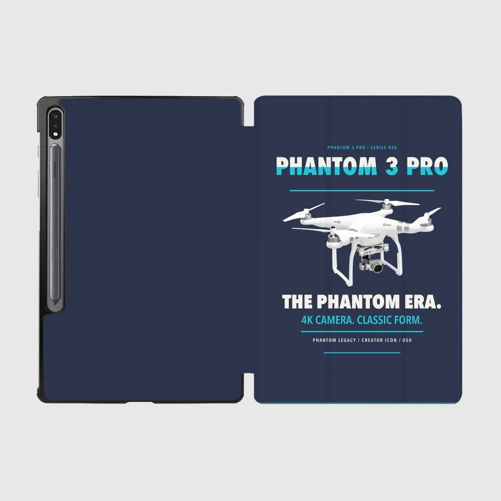 DJI Phantom 3 Professional design on navy blue samsung tablet tablet case