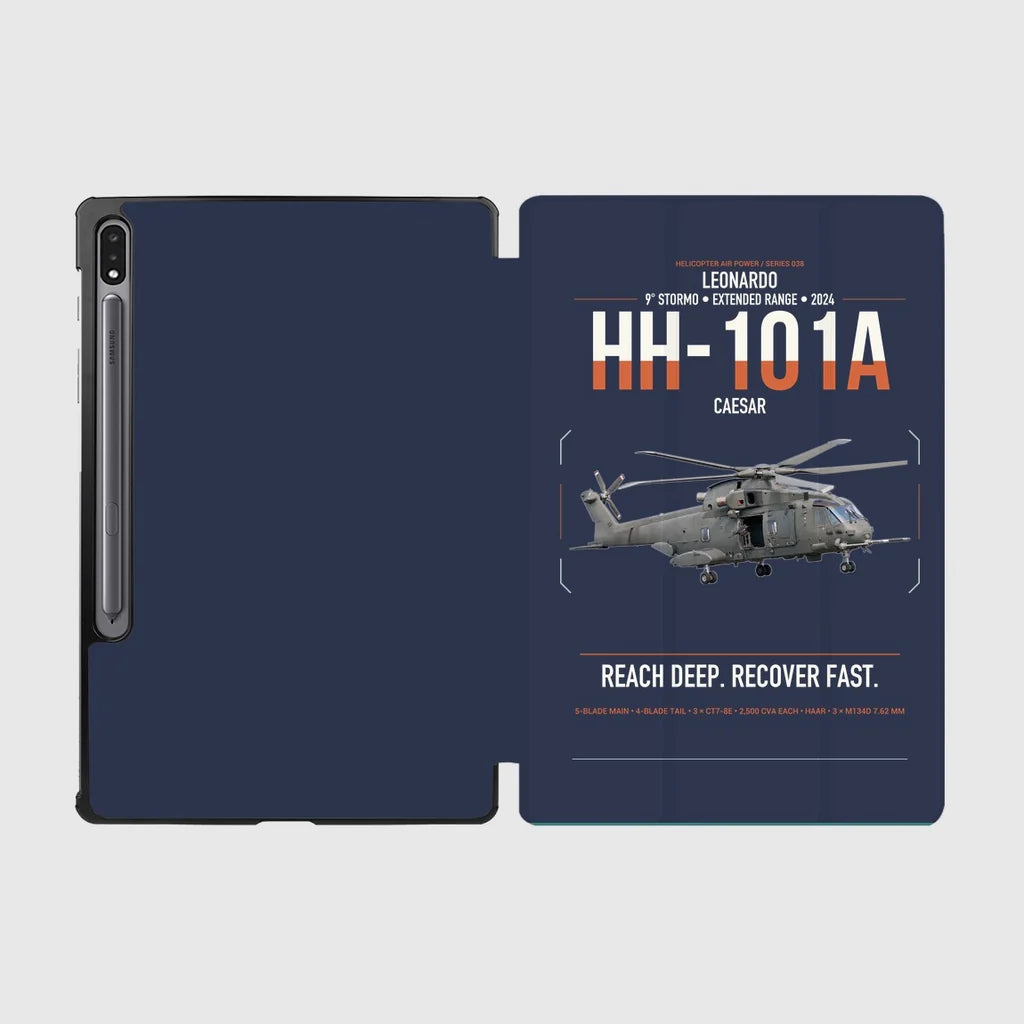 Leonardo HH-101A Caesar design on navy blue samsung tablet tablet case