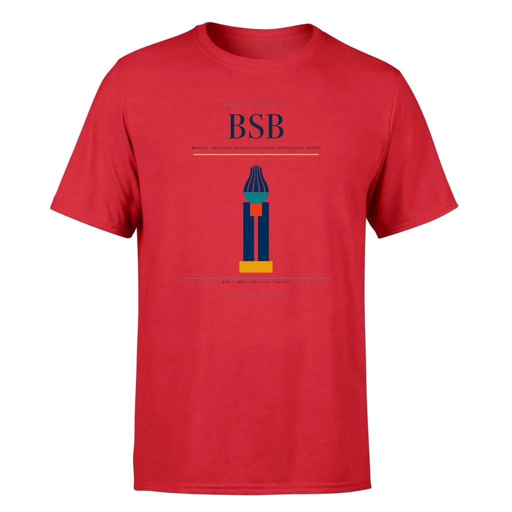 Brasilia Airport (BSB) Premium T-Shirt Red