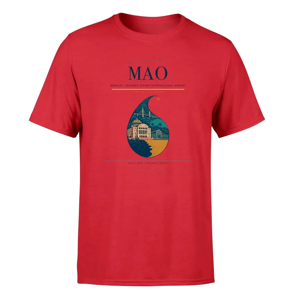 Manaus Airport (MAO) Premium T-Shirt Red