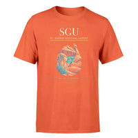 Thumbnail for St. George Regional Airport (SGU) T-Shirt single-side front print in Orange | st-george-regional-airport-sgu-double-side-t-shirt
