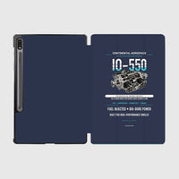 Thumbnail for IO-550 design on navy blue samsung tablet tablet case