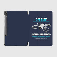 Thumbnail for DJI Flip design on navy blue samsung tablet tablet case