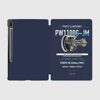 Thumbnail for PW1100G-JM design on navy blue samsung tablet tablet case