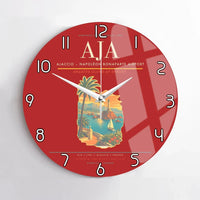 Thumbnail for Ajaccio  Napoleon Bonaparte Airport AJA Wall-Clock No-Frame - Red