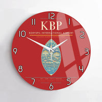 Thumbnail for Boryspil International Airport KBP Wall-Clock No-Frame - Red