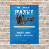 Thumbnail for PW2040 vertical canvas print - no frame - turquoise background