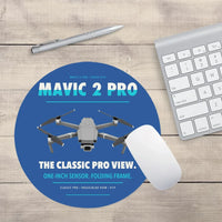 Thumbnail for DJI Mavic 2 Pro design on blue round mouse pad