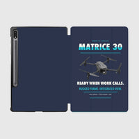Thumbnail for DJI Matrice 30 design on navy blue samsung tablet tablet case
