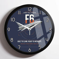 Thumbnail for English Electric Lightning F6 design on navy blue framed wall clock