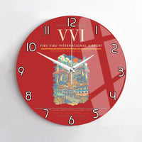 Thumbnail for Viru Viru International Airport VVI Wall-Clock No-Frame - Red