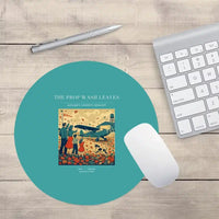 Thumbnail for VINTAGE G4450 - The Prop Wash Leaves - Designed Mouse Pads design on turquoise round