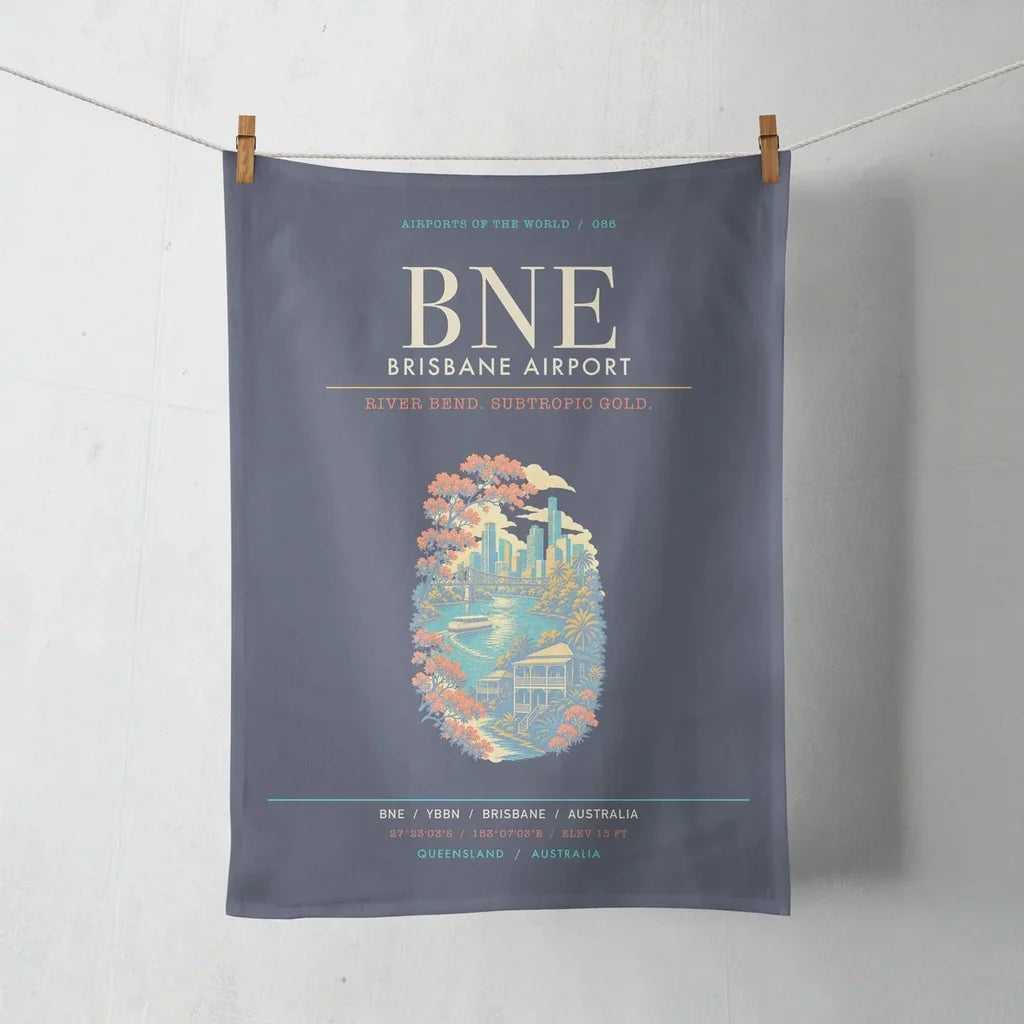 Brisbane Airport BNE - Navy Blue