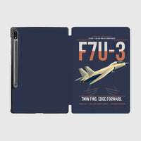 Thumbnail for F7U-3 Cutlass design on navy blue samsung tablet tablet case