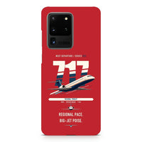 Thumbnail for Boeing 717-200 design on samsung case - red