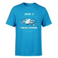 Thumbnail for DJI Mini 2 design on turquoise single side