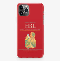 Thumbnail for Harlingen Airport (HRL) design on red iPhone 16 Pro MagSafe case