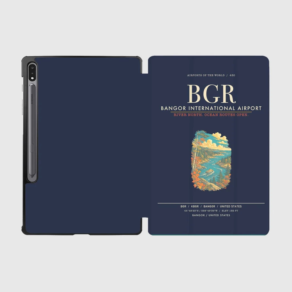 Bangor International Airport BGR - Navy Blue