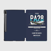 Thumbnail for Piper PA-28-181 Archer LX design on navy blue samsung tablet tablet case