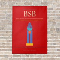 Thumbnail for Brasilia - Presidente Juscelino Kubitschek International Airport BSB - Canvas No Frame - Red