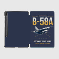 Thumbnail for B-58A Hustler design on navy blue samsung tablet tablet case