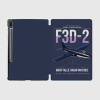 Thumbnail for F3D-2 Skyknight design on navy blue samsung tablet tablet case