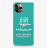 Thumbnail for Cessna Citation 550 - Citation II design on turquoise magsafe iphone case, for iPhone Pro Max