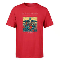 Thumbnail for VINTAGE G4538 - The Swords Into Seats - Premium T-Shirt design on red premium t shirt