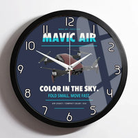 Thumbnail for DJI Mavic Air design on navy blue framed wall clock