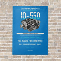 Thumbnail for IO-550 vertical canvas print - no frame - turquoise background