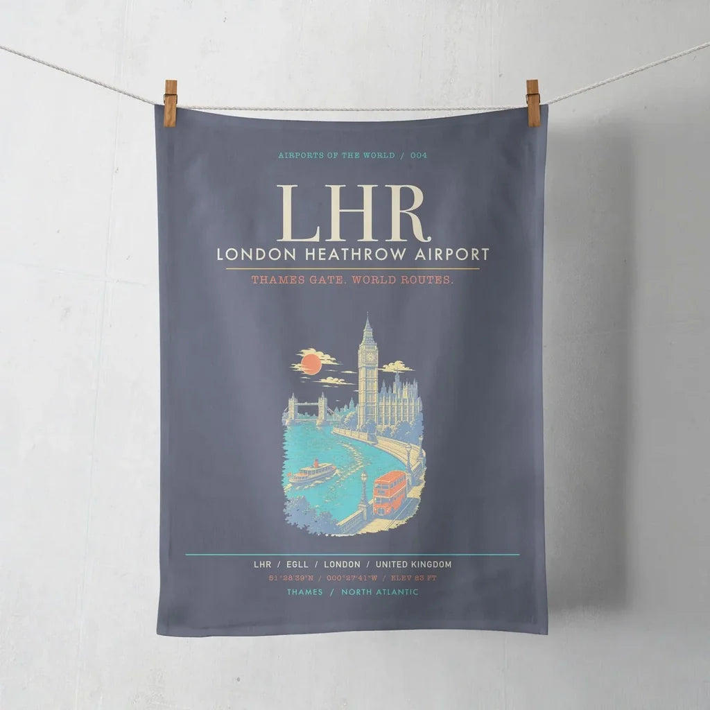 London Heathrow Airport LHR - Navy Blue