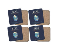 Thumbnail for Bergen Airport Flesland BGO - Seven-Rain Fjord Tapestry - Navy Blue