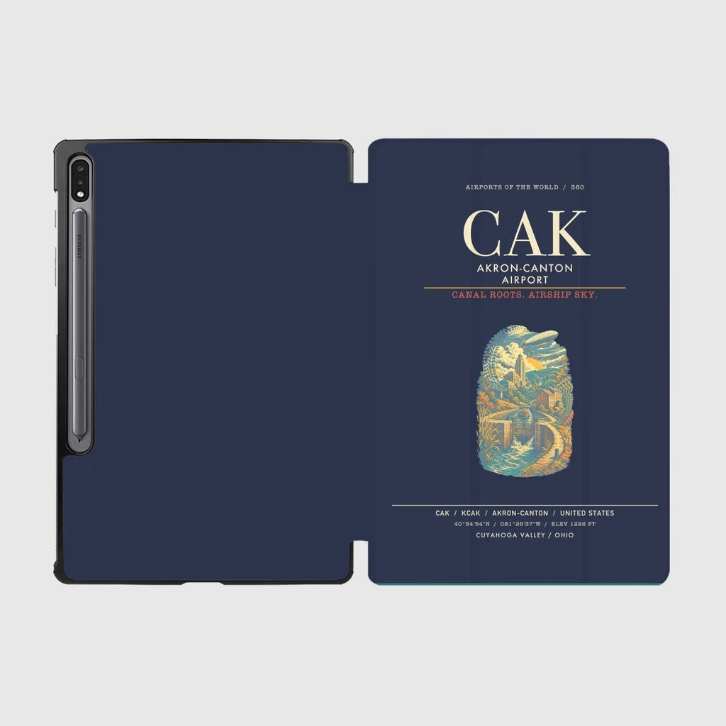Akron-Canton Airport CAK - Navy Blue