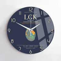 Thumbnail for Langkawi International Airport LGK Wall-Clock No-Frame - Navy Blue