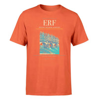 Thumbnail for Erfurt-Weimar Airport (ERF) T-Shirt single-side front print in Orange | erfurt-weimar-airport-erf-double-side-t-shirt