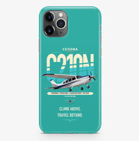Thumbnail for Cessna T210N Centurion design on turquoise magsafe iphone case, for iPhone Pro Max