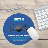 Thumbnail for ACSL SOTEN design on blue round mouse pad
