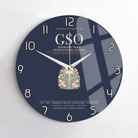 Thumbnail for Piedmont Triad International Airport GSO Wall-Clock No-Frame - Navy Blue