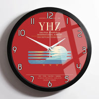 Thumbnail for Halifax Stanfield International Airport YHZ Wall-Clock Framed - Red