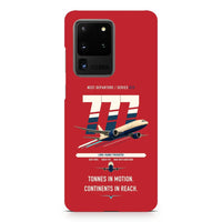 Thumbnail for Boeing 777F design on samsung case - red