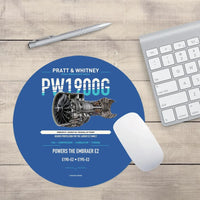 Thumbnail for PW1900G design on blue round mouse pad