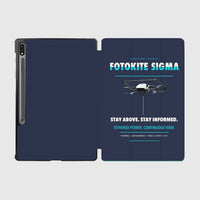 Thumbnail for Fotokite Sigma design on navy blue samsung tablet tablet case