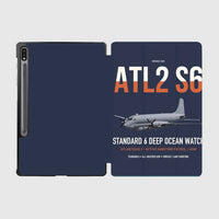 Thumbnail for Atlantique 2 Standard 6 design on navy blue samsung tablet tablet case