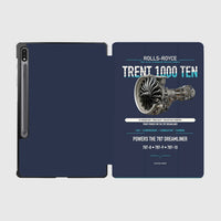 Thumbnail for TRENT 1000 TEN design on navy blue samsung tablet tablet case