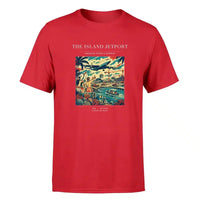 Thumbnail for VINTAGE G4118 - The Island Jetport - Premium T-Shirt design on red premium t shirt