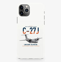 Thumbnail for C-27J Spartan design on white magsafe iphone case, for iPhone Pro Max